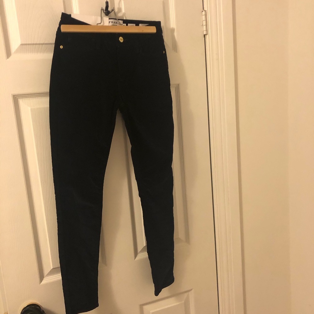 Brand new Frame navy corduroy jeans